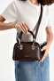 Women's 5-Compartment A-Quality Double Strap Lined Hand and Shoulder Bag Suitable for Daily Use