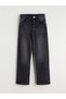 Two Mt Shop Quality Lcw Kids Black Straight Fit Girls' Jean Pants