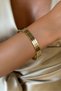 Steel Triple Women's Handcuff Bracelet – 18 cm Gold Color Bracelet |   Non-Tarnish Women's Jewelry - 2