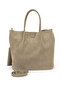 , Women's Genuine Leather Shoulder and Hand Bag 153979Z5010 Mink - 3