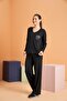 Women's Black Sports Suit 28105 - 2