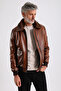 Maroquin Leather Alexandr Men's Pilot Leather Coat - 5