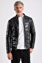Maroquin Leather Arnold Men's Black Genuine Leather Coat