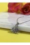 Silver Swan Necklace – Elegant Women's Jewelry with Stone Swan Figure, Stylish Necklace with Shiny Crystal Detail - 4
