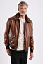 Maroquin Leather Alexandr Men's Pilot Leather Coat - 2