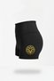 High Waist Black Yoga Pilates Athlete Mini Leggings – Lotus Circle Pattern Women's Leggings with Polyamide Fabric - 3