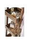 Wasser 3 Layer Storage Tray with Mirror - Walnut Finish, Engineered Wood, Stylish Organizer - 4