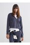 Özmarka New Season Hooded Women's Zippered Sweatshirt
