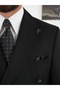 Men's Slim Fit Italian Style K Double-Breasted Suit Coat Pants Xprzcom8466 - 5