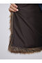 Xsidebej Mock Neck Women Faux Fur Coat - 4