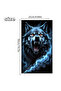Car Door Pole Covering Foil Sticker Alpha Wolf 25X50Cm - 2