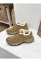 26K368-1 Genuine Leather Sneaker Sports Shoes with Fur Inside - 2