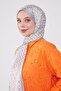 شال بنمط سلسلة فضية - 4