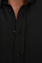 Shirt Cotton Oxford Fabric Washable Regular Transitional Men's Shirts - 3