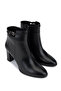 Women's Genuine Leather Black Classic Boots - 2