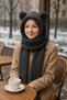 Welsoft Plush Hooded Scarf - Trendy Look, Warmth and Comfort in One Hooded Scarf - 2