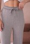 10878-Tie-Up Flexible Palazzo Knitwear Trousers - 3