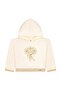 Girl's Flower Sim Printed Hooded Sweatshirt Mnt25K210 - 2