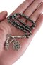 Natural Stone Hematite Barley Model Prayer Beads, 33 Grain Silver Color Kazaz Model Tassel Prayer Beads, Gift Boxed - 8