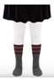Derbili New College 3-11 Years Old Girls' Pantyhose - Gray 5-6 Years Old