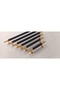 Emi̇r 1 Ad.Black-Gold 320 mm Metal Screw Handle Cabinet, Dresser, Unit, Bedside Table, Kitchen Cabinet, Cloakroom - 3