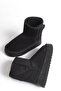 Ultra Fur-Lined Suede Winter High-Sole Warm Easy-To-Wear Velcro Children's Boots - 4