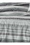 Tasel Gray Single Ranforce Cotton Fitted Sheet Duvet Cover Set - 4