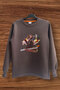 Hunter Hunting Dog Hunting Shotgun and Bird Dog Printed Regular Fit Crew Neck Sweatshirt