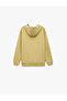 Hooded Long Sleeve Kangaroo Pocket Cotton Sweatshirt - 2
