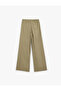 Comfortable Fit Lace-Up High Waist Wide Leg Sports Sweatpants - 2