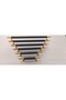 Emi̇r 1 Ad.Black-Gold 320 mm Metal Screw Handle Cabinet, Dresser, Unit, Bedside Table, Kitchen Cabinet, Cloakroom - 5