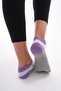 Colorful (Seamless) Colorful % Cotton Women's Socks, Breathable Anti-Sweat Soft Plain Booties Socks - 5