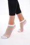 Colorful (Seamless) Colorful % Cotton Women's Socks, Breathable Anti-Sweat Soft Plain Booties Socks - 4