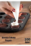 100 Disposable Cream Squeeze Bags |   Pastry Cookie and Dessert Decorating Bag Set - 4