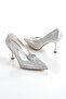 Silver Snake Evening Dress Shoes and Bag Set Suitable for Special Events - 7