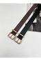 Set of 2/Antique Buckle Bridge Women's Belt, Jacket Belt, Trouser Belt - 4