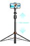 Auto Face Tracking Tripod 360° Rotation with Stand - 70" AI Tracking Tripod with Remote - 2