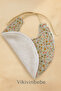 Handmade 3-Piece Gift Baby Set 100% Cotton Bib, Bandana and Socks - 3