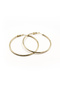 Elegant 5.5cm Gold Xuping Hoop Earrings |   Anti-Allergic and Bright Design
