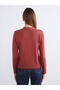V-Neck Women's Knitwear Sweater - 4