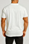Hakim Yaka White T-Shirt with Gray Zipper Detail - 2