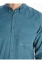 Vizyon New Season Regular Fit Long Sleeve Velvet Men's Shirt - 6