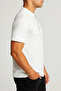 Hakim Yaka White T-Shirt with Gray Zipper Detail - 3