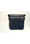 Genuine Leather Canvas Shoulder Bag |   Adjustable Strap, Zippered Back Pocket, 20X25 cm - 6