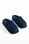 Unisex embroidered velvet soft sole fur-lined slippers - 3