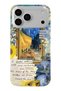 iPhone 17 Pro Max Compatible Van Gogh Cafe Terrace Patterned Transparent Phone Case