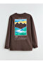 Crew Neck Printed Boy's T-Shirt - 6