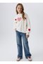 Girl's Wide Leg Jeans with Adjustable Elastic Waist - 3