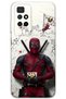 حافظة هاتف Xiaomi Redmi 10 المتوافقة مع نمط Deadpool + واقي شاشة - 5927