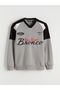 V-Neck Ford Printed Men's Sweatshirt - 5